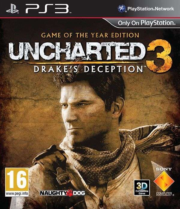 Unchartered 3 Drakes Deception  PS3    Game in very good condition  : In Stock (swadocop)