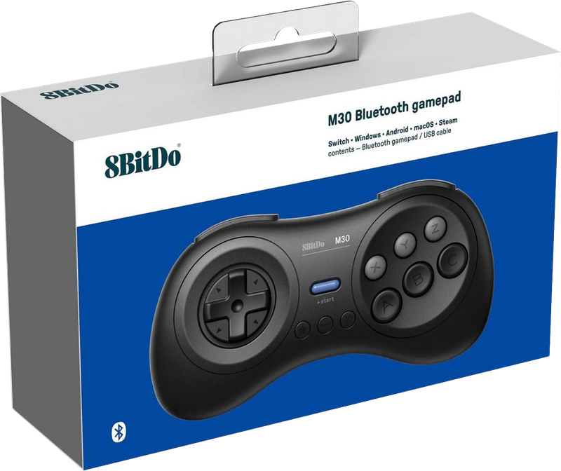 8Bitdo M30 Bluetooth Gamepad (PC / Switch)(New) - 8bitdo 500G