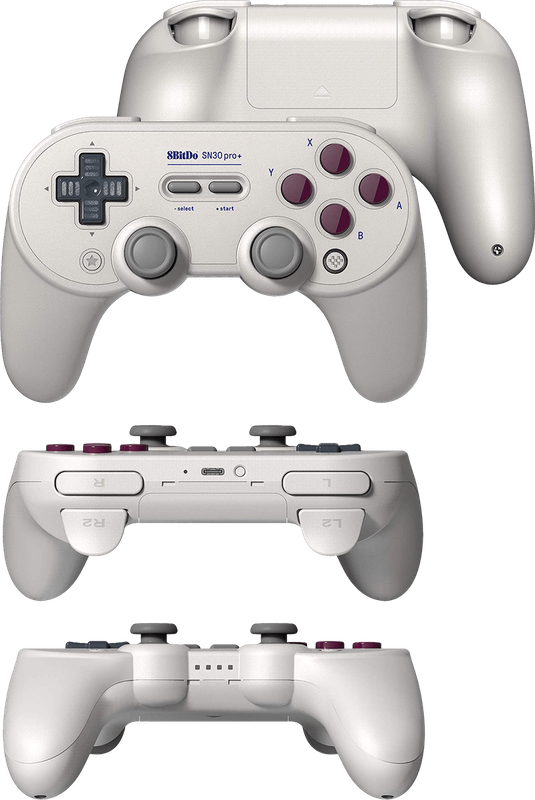 8Bitdo SN30 Pro+ USB / Wireless Controller - G Classic (PC / Switch)(New) - 8bitdo 500G