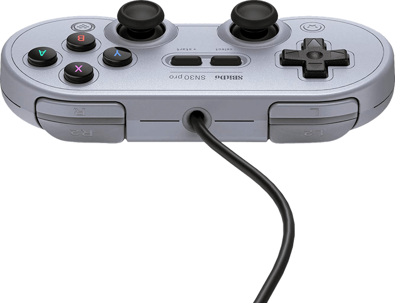 8Bitdo SN30 Pro USB Controller - Gray Edition (PC / Switch)(New) - 8bitdo 500G