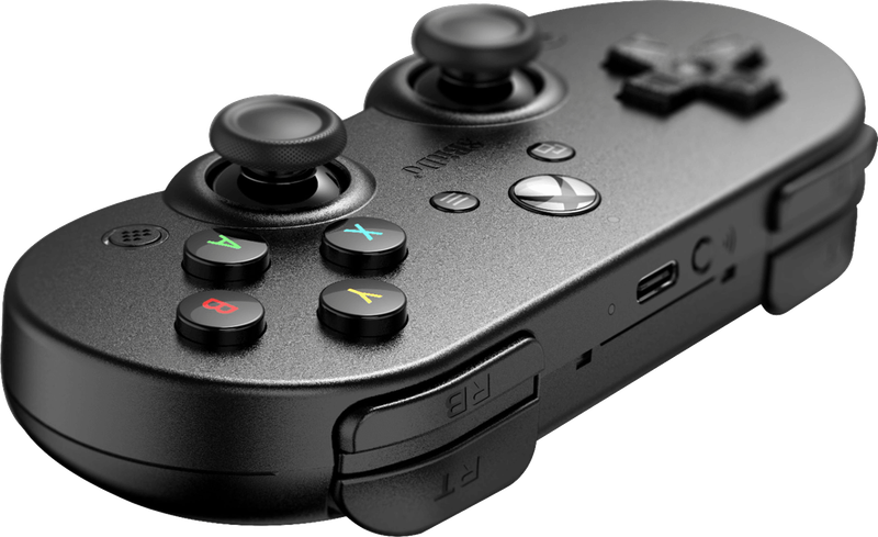8Bitdo SN30 Pro Wireless Controller for Xbox Cloud Gaming on Android + Clip - Black (New) - 8bitdo