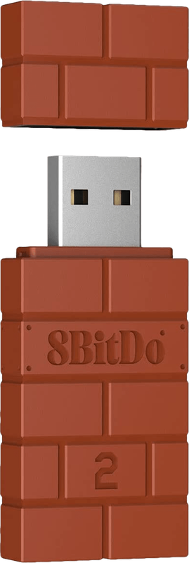 8Bitdo Wireless USB Adapter 2 - Brown (NS / Switch / PC)(New) - 8bitdo 150G