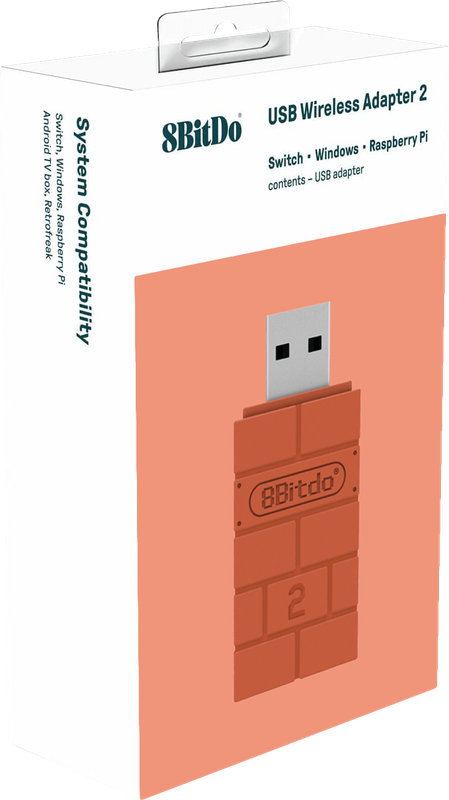 8Bitdo Wireless USB Adapter 2 - Brown (NS / Switch / PC)(New) - 8bitdo 150G