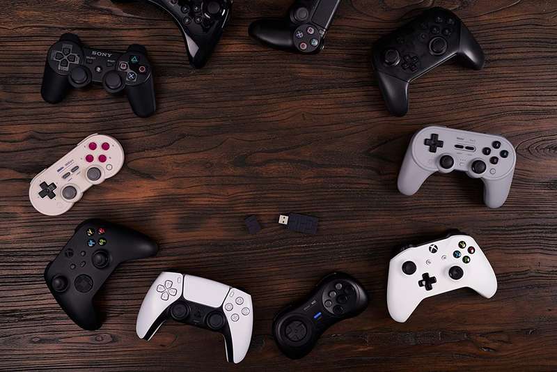 8Bitdo Wireless USB Adapter 2 - Brown (NS / Switch / PC)(New) - 8bitdo 150G