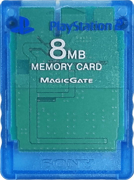 8MB PlayStation 2 Memory Card - Island Blue *See Note* (PS2)(Pwned) - Sony (SIE / SCE) 20G