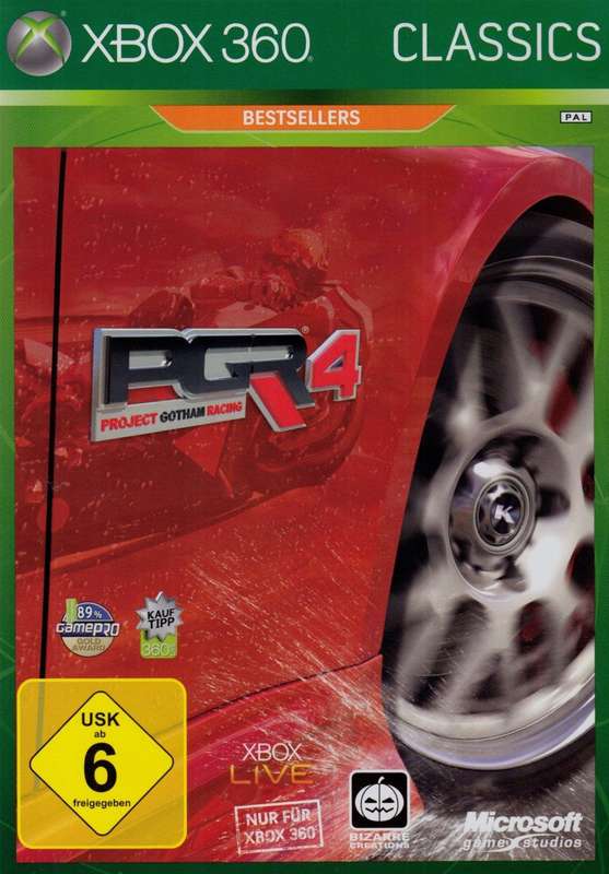 Project Gotham Racing 4 - Classics (Xbox 360)(Pwned) - Microsoft / Xbox Game Studios 130G