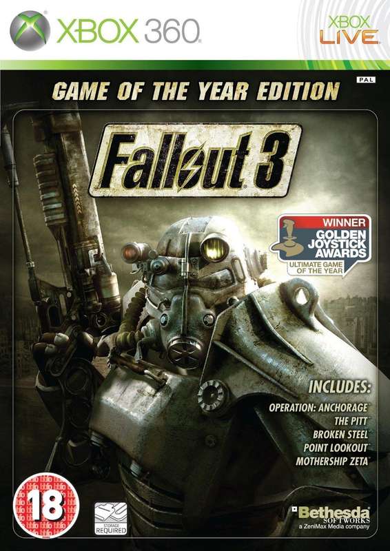Fallout 3: Game of the Year Edition (Xbox 360)(Pwned) - Bethesda Softworks 130G