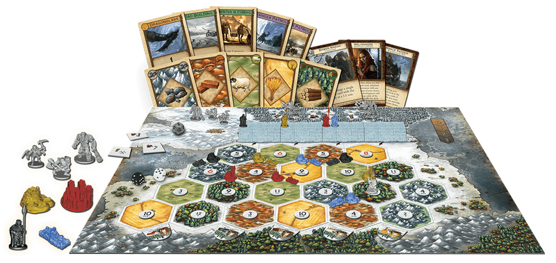 A Game of Thrones Catan: Brotherhood of the Watch - 2nd Edition (New) - Catan Studio 1000G