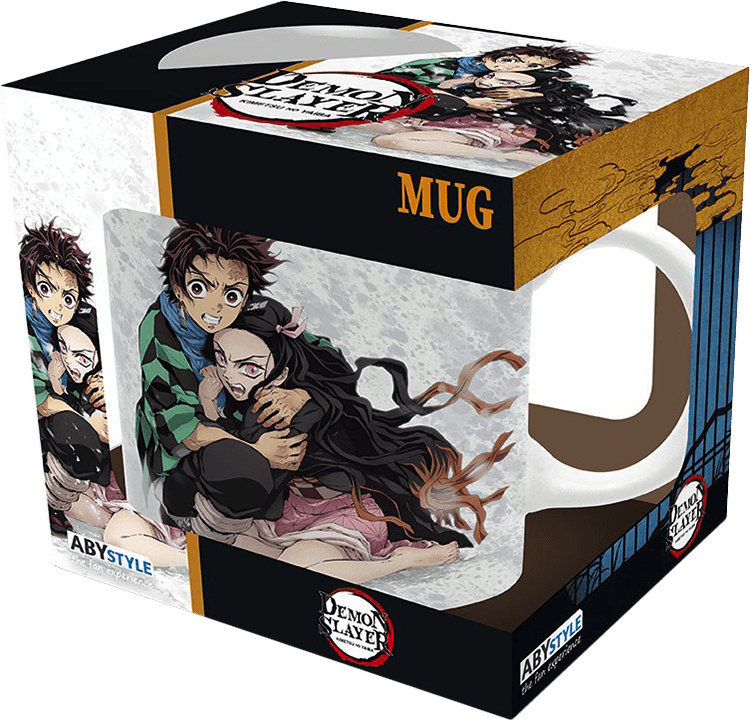 Demon Slayer - Tanjiro & Nezuko Mug - 320ml (New) - ABYstyle - Abysse Corp 500G