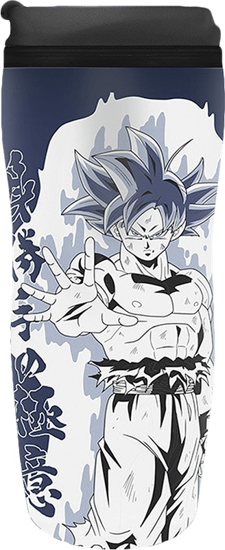 DragonBall Super - Goku Ultra Instinct Travel Mug - 355ml (New) - ABYstyle - Abysse Corp 350G