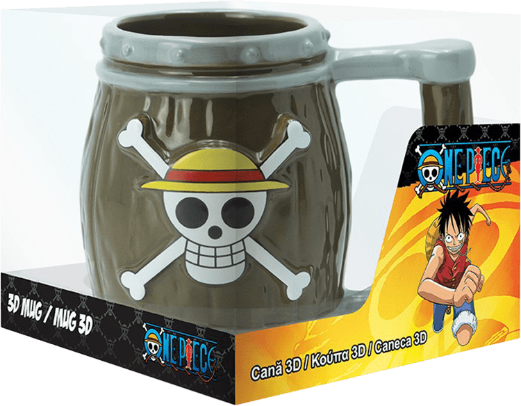 One Piece - Barrel 3D Mug - 350ml (New) - ABYstyle - Abysse Corp 1000G