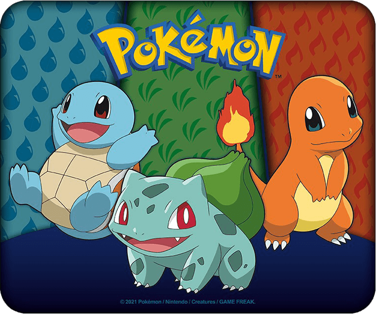 Pokemon - Kanto Starter Pokemon Mousepad - Small (PC)(New) - ABYstyle - Abysse Corp 100G