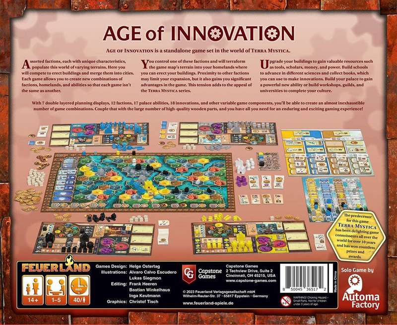 Age of Innovation (New) - Capstone Games 2200G