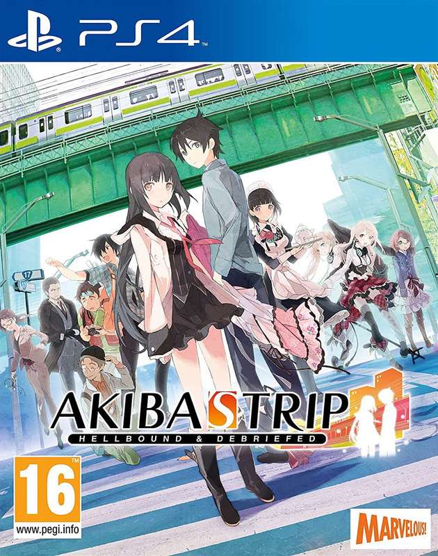 Akiba's Trip: Hellbond and Debriefed (PS4)(New) - Marvelous Games 90G