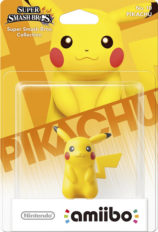 Amiibo Super Smash Bros. No. 10: Pikachu (New) - Nintendo 250G