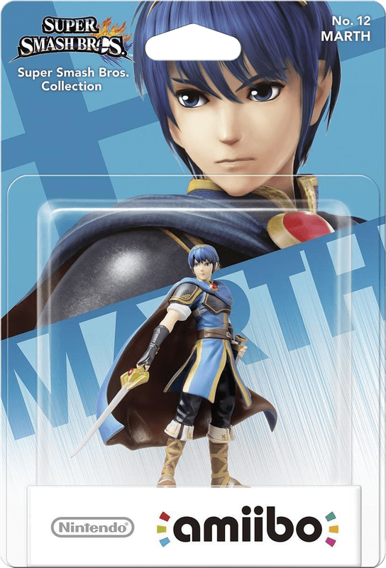 Amiibo Super Smash Bros. No. 12: Marth (New) - Nintendo 250G