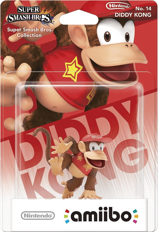 Amiibo Super Smash Bros. No. 14: Diddy Kong (New) - Nintendo 250G