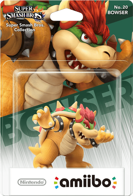 Amiibo Super Smash Bros. No. 20: Bowser (New) - Nintendo 250G