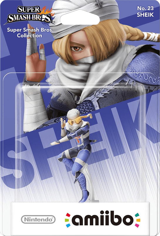 Amiibo Super Smash Bros. No. 23: Sheik (New) - Nintendo 250G
