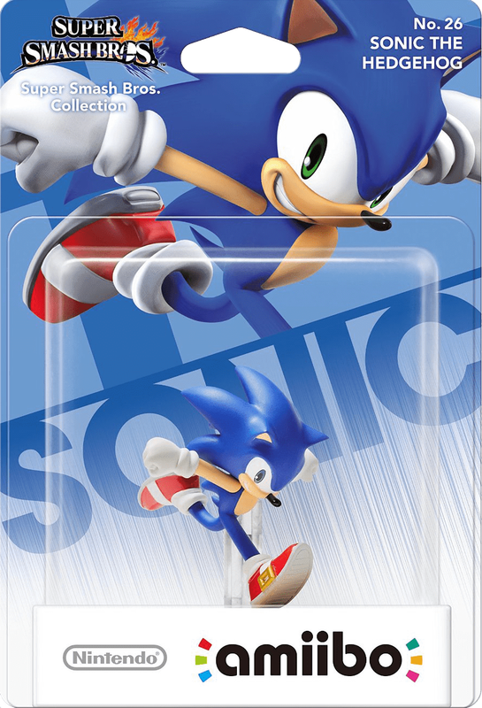 Amiibo Super Smash Bros. No. 26: Sonic the Hedgehog (New) - Nintendo 250G