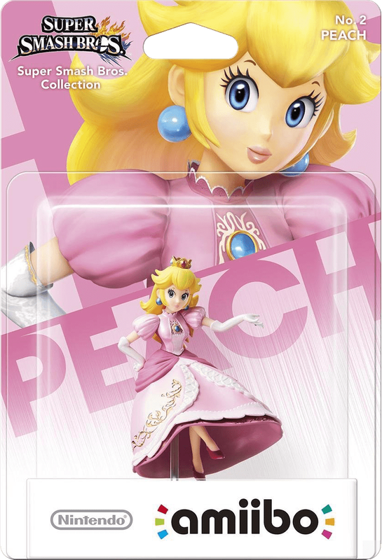 Amiibo Super Smash Bros. No. 2: Peach (New) - Nintendo 250G