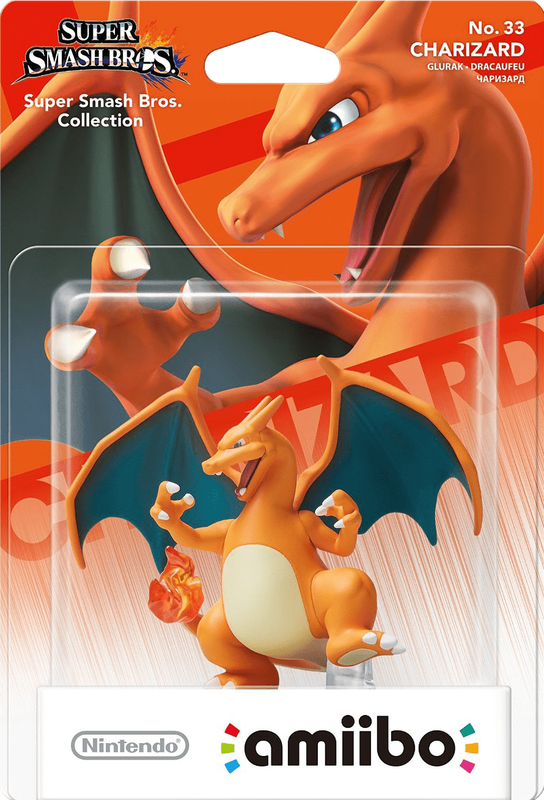 Amiibo Super Smash Bros. No. 33: Charizard (New) - Nintendo 250G