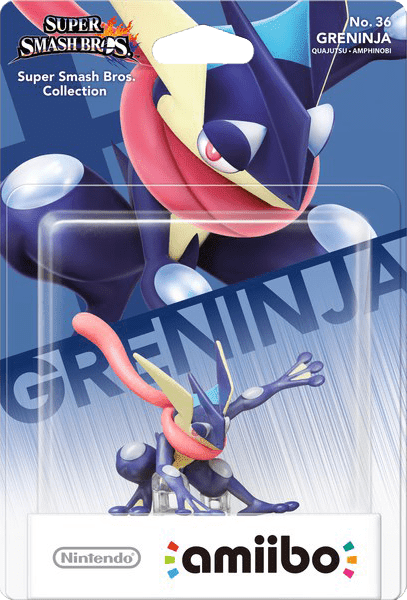 Amiibo Super Smash Bros. No. 36: Greninja (New) - Nintendo 250G