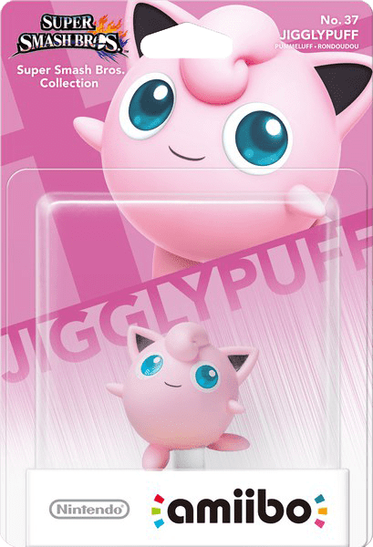 Amiibo Super Smash Bros. No. 37: Jigglypuff (New) - Nintendo 250G