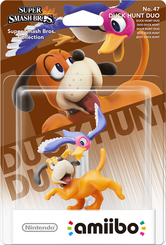 Amiibo Super Smash Bros. No. 47: Duck Hunt Duo (New) - Nintendo 250G
