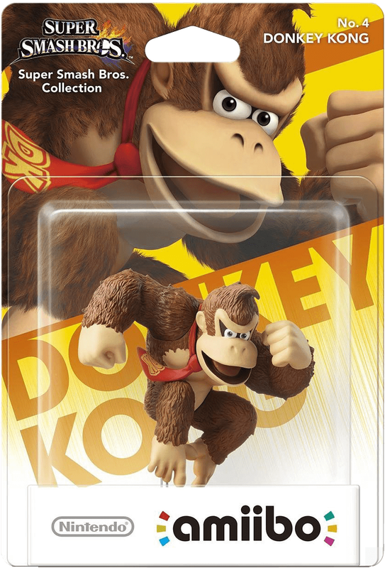 Amiibo Super Smash Bros. No. 4: Donkey Kong (New) - Nintendo 250G