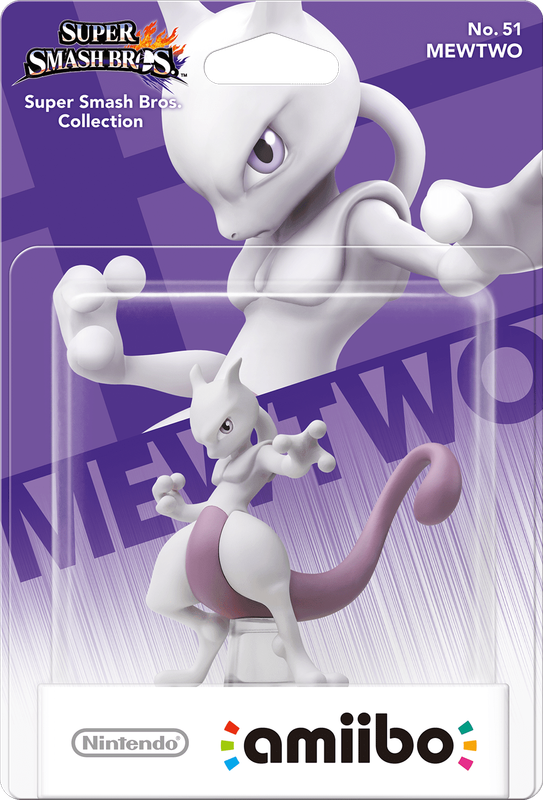 Amiibo Super Smash Bros. No. 51: Mewtwo (New) - Nintendo 250G