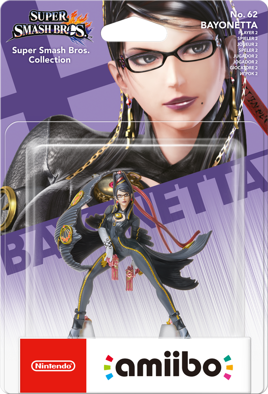 Amiibo Super Smash Bros. No. 62: Bayonetta - Player 2 (New) - Nintendo 250G