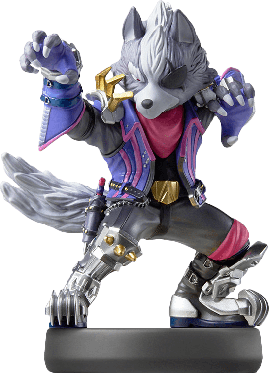 Amiibo Super Smash Bros. No. 63: Wolf (New) - Nintendo 250G