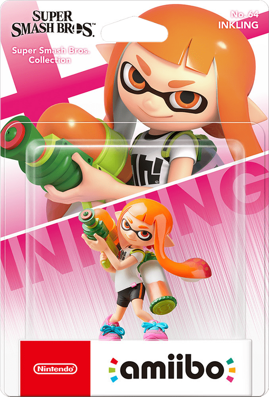 Amiibo Super Smash Bros. No. 64: Inkling (New) - Nintendo 250G