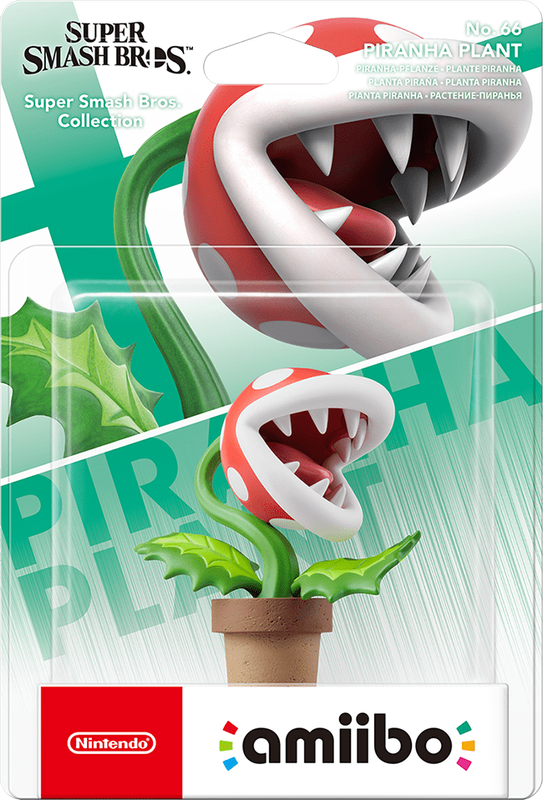 Amiibo Super Smash Bros. No. 66: Piranha Plant (New) - Nintendo 250G