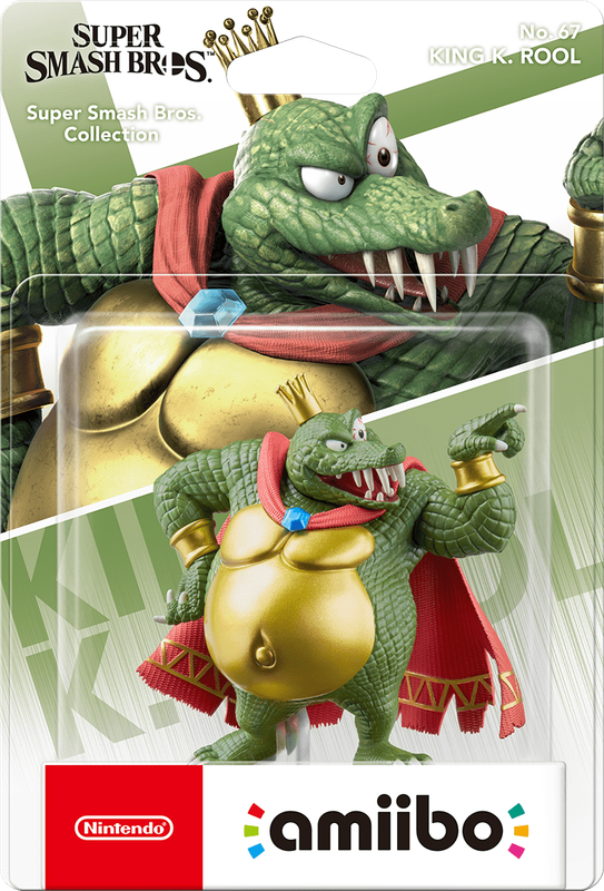 Amiibo Super Smash Bros. No. 67: King K. Rool (New) - Nintendo 250G