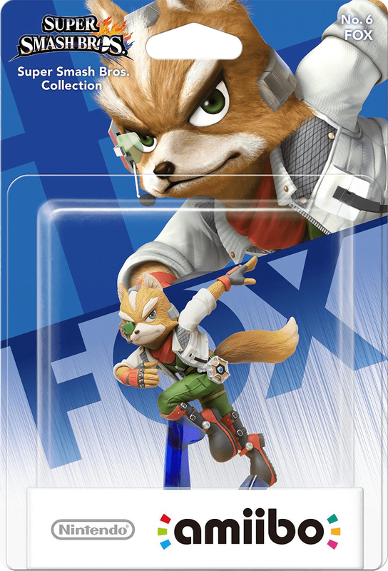 Amiibo Super Smash Bros. No. 6: Fox (New) - Nintendo 250G