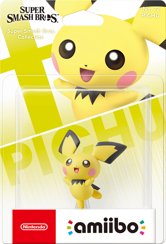 Amiibo Super Smash Bros. No. 72: Pichu (New) - Nintendo 250G