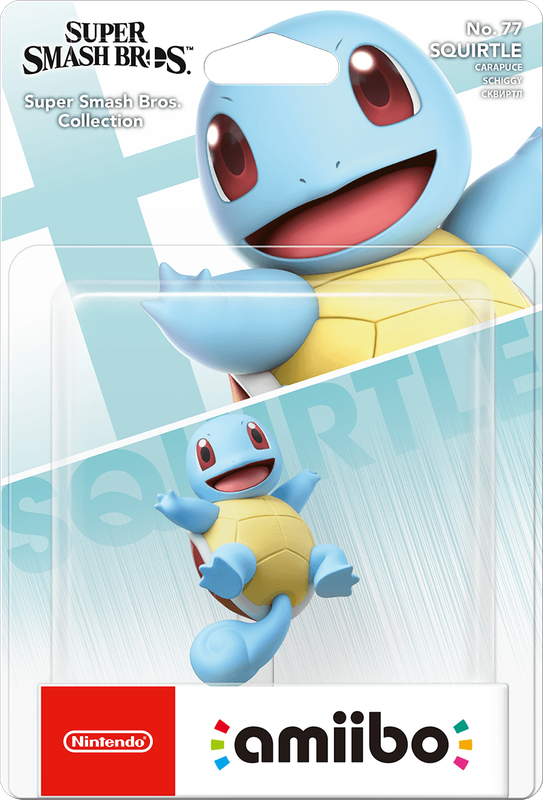 Amiibo Super Smash Bros. No. 77: Squirtle (New) - Nintendo 250G