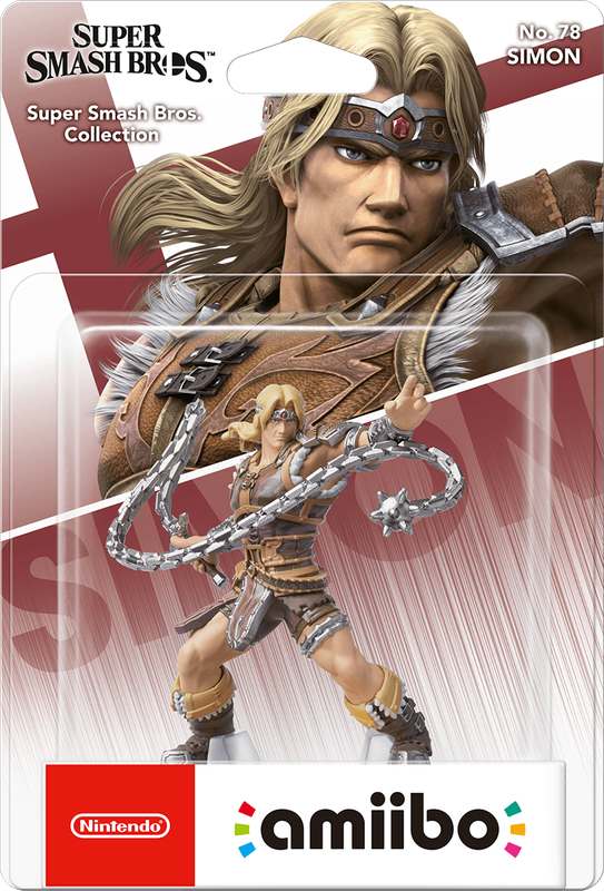 Amiibo Super Smash Bros. No. 78: Simon (New) - Nintendo 250G