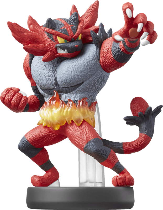 Amiibo Super Smash Bros. No. 79: Incineroar (New) - Nintendo 250G