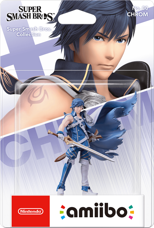 Amiibo Super Smash Bros. No. 80: Chrom (New) - Nintendo 250G