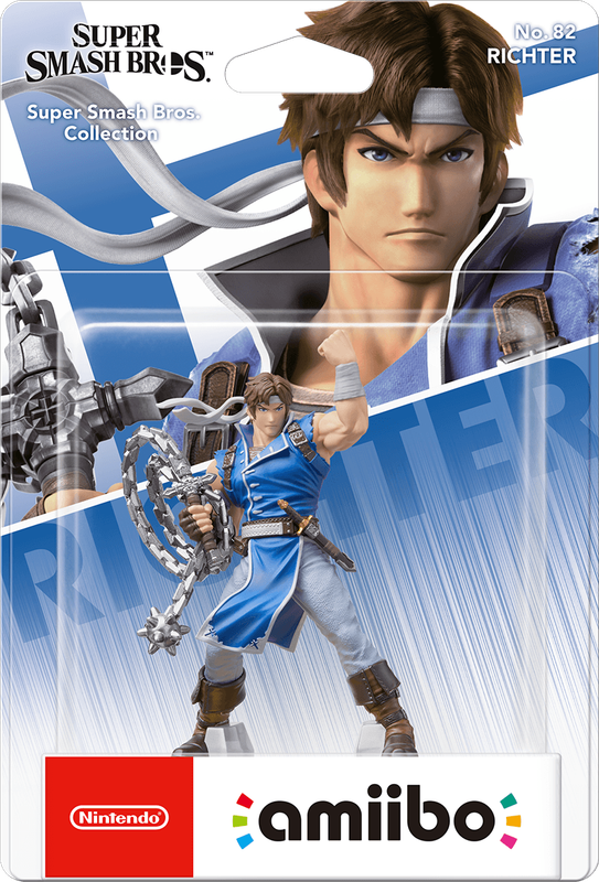 Amiibo Super Smash Bros. No. 82: Richter (New) - Nintendo 250G
