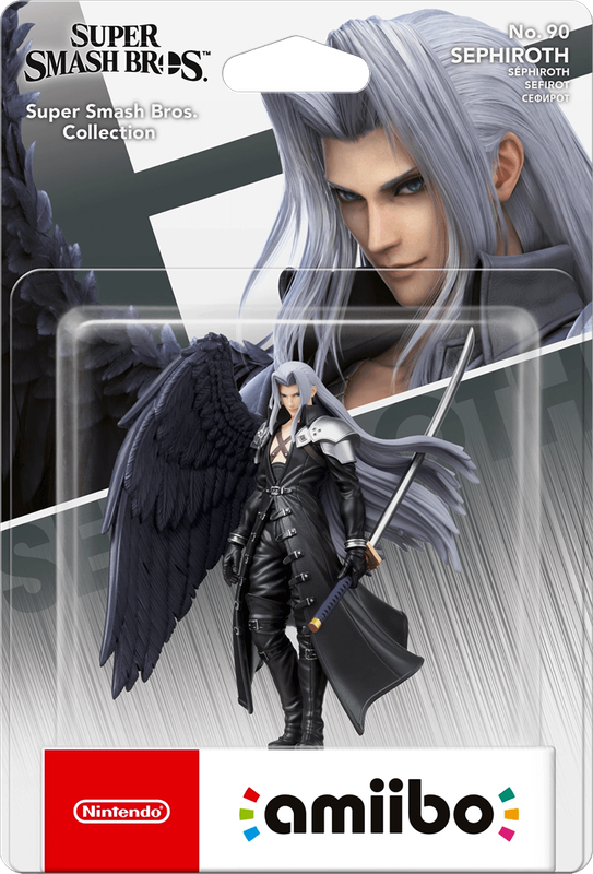 Amiibo Super Smash Bros. No. 90: Sephiroth (New) - Nintendo 250G