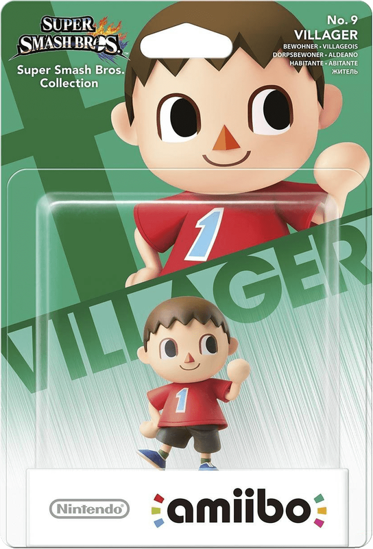 Amiibo Super Smash Bros. No. 9: Villager (New) - Nintendo 250G