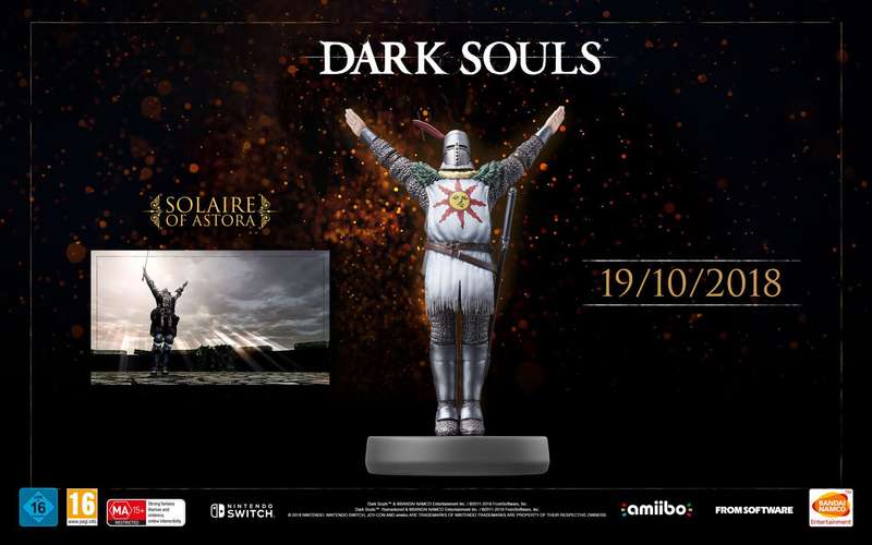 Amiibo Dark Souls: Solaire of Astora (New) - Namco Bandai Games 250G
