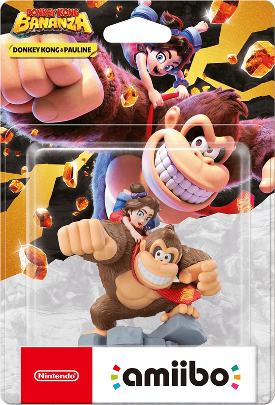 Amiibo Donkey Kong Bananza: Donkey Kong & Pauline (New) - Nintendo 250G