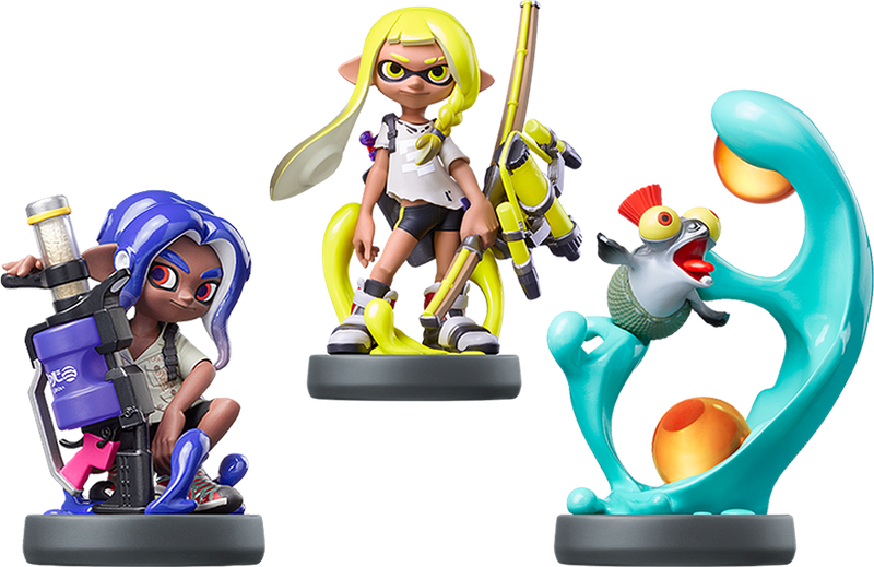 Amiibo Splatoon: Splatoon 3 Triple Pack (New) - Nintendo 700G