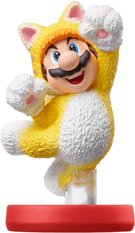 Amiibo Super Mario: Cat Mario & Cat Peach (New) - Nintendo 1000G