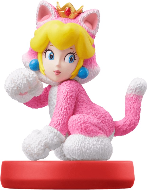 Amiibo Super Mario: Cat Mario & Cat Peach (New) - Nintendo 1000G